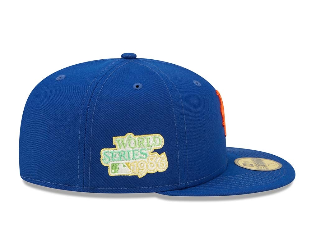 New Era New York Mets Citruspop Patch World Series 1988 59fifty Fitted Casquette