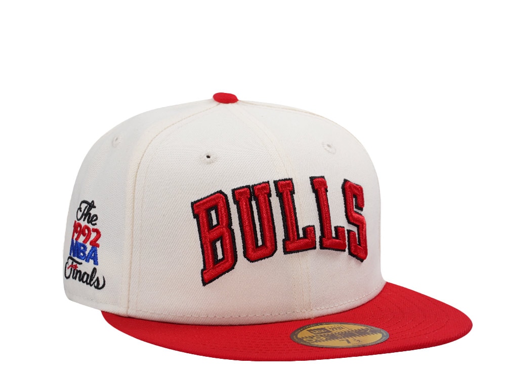 New Era Chicago Bulls NBA Finals 1992 Chrome Two Tone Edition 59Fifty Fitted Casquette