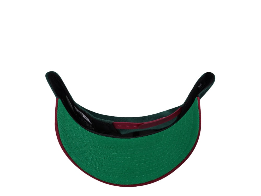 New Era Mexico Aztec Skull Warrior Dark Green Two Tone Edition 9Forty A Frame Snapback Casquette