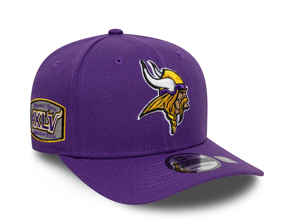New Era Minnesota Vikings Super Bowl XLV Purple Edition 9Seventy Snapback Casquette