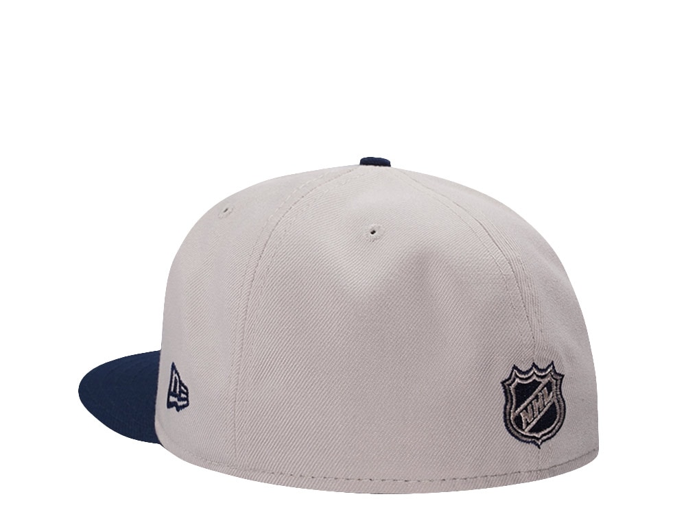 New Era Columbus Blue Jackets 10th Anniversary Stone Two Tone Edition 59Fifty Fitted Casquette