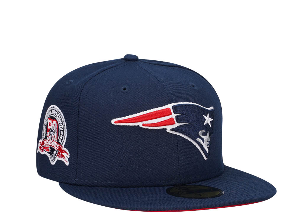 New Era New England Patriots 50 Seasons Navy Edition 59Fifty Fitted Casquette