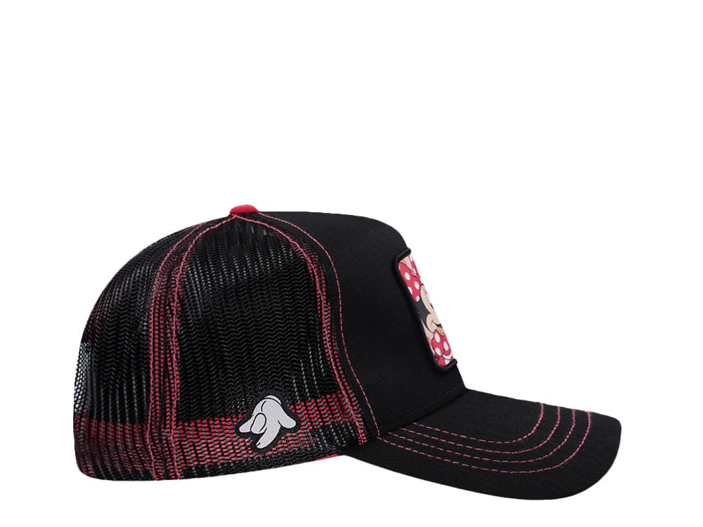 Capslab Disney Mickey and Friends Minnie Black Pink Edition Trucker Snapback Casquette
