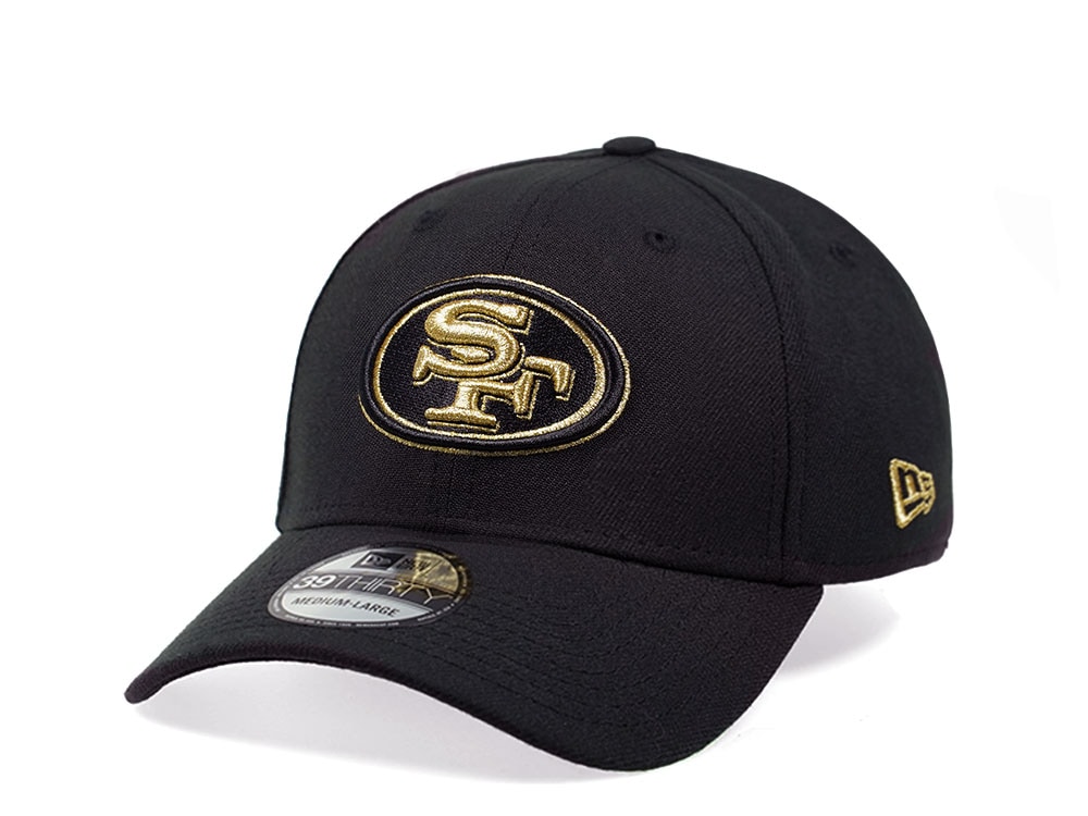 New Era San Francisco 49ers Black and Gold Edition 39Thirty Stretch Casquette