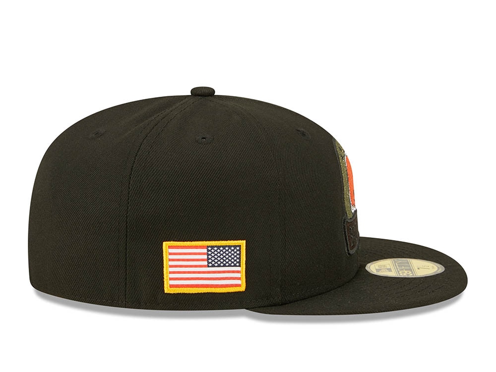 New Era Cleveland Browns Salute to Service 2022 Fitted 59Fifty Casquette