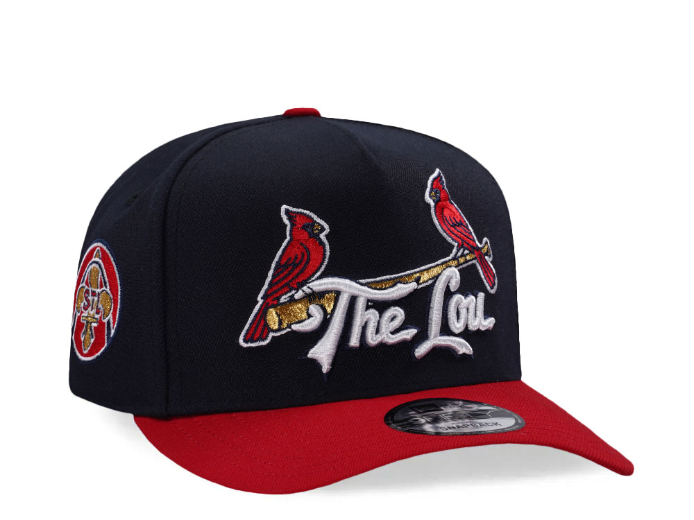 New Era St. Louis Cardinals City Connect Navy Two Tone Edition 9Fifty A Frame Snapback Casquette