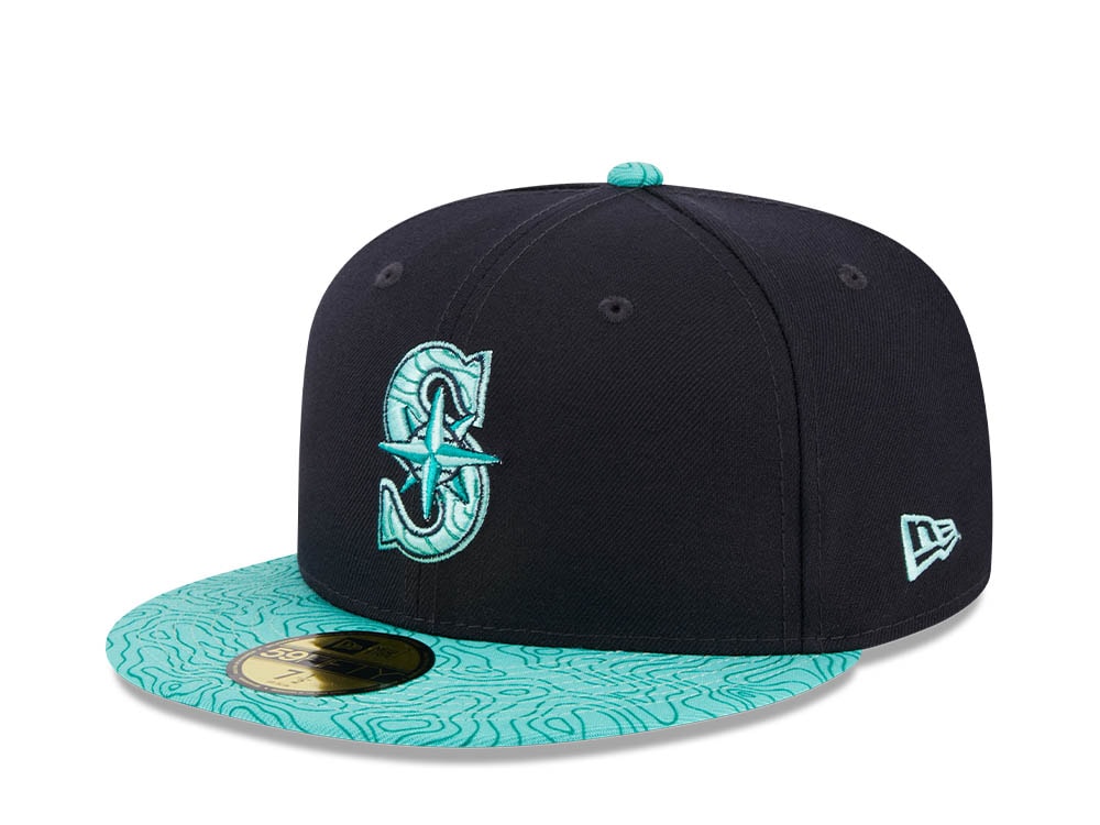 New Era Seattle Mariners All Star Game 2023 Topo E1 Two Tone Navy Edition 59Fifty Fitted Casquette