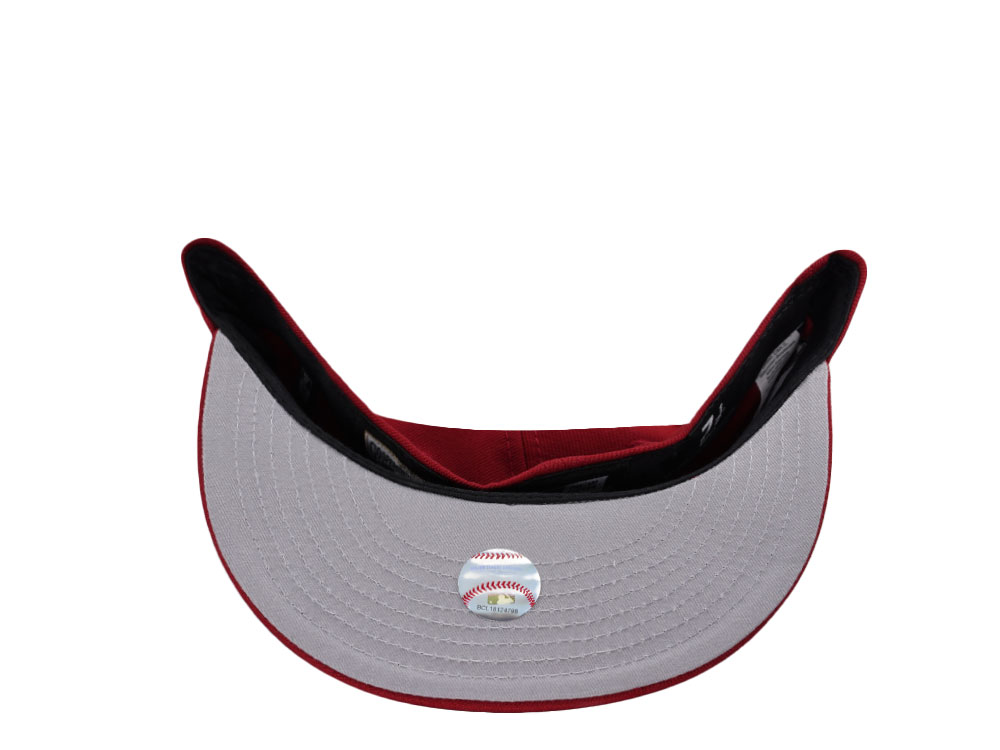 New Era New York Yankees World Series Champions 2000 Red Prime Edition 59Fifty Fitted Casquette