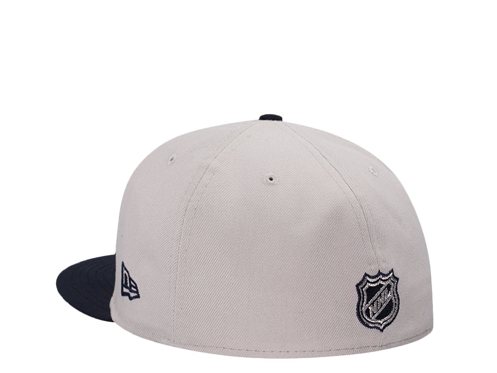 New Era Columbus Blue Jackets Inaugural Season Stone Two Tone Edition 59Fifty Fitted Casquette