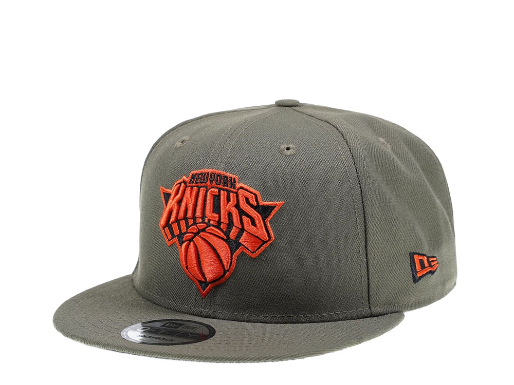 New Era New York Knicks Green x Orange Edition 9Fifty Snapback Casquette