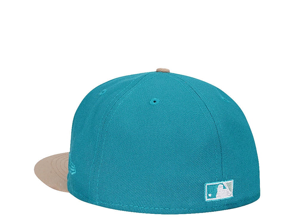 New Era Houston Astros 45th Anniversary Aqua Mint Prime Two Tone Edition 59Fifty Fitted Casquette