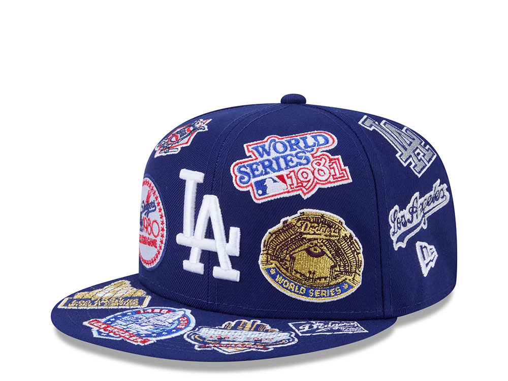 New Era Los Angeles Dodgers All Over Blue Edition 59Fifty Fitted Casquette
