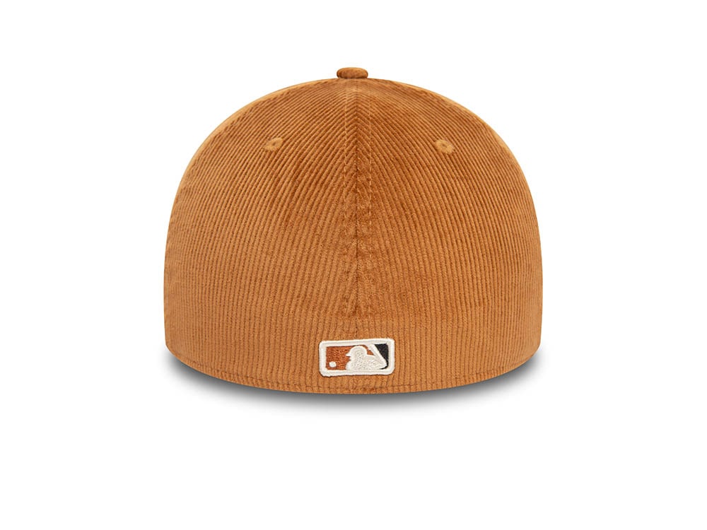 New Era Los Angeles Dodgers Cord Brown 39Thirty Stretch Casquette