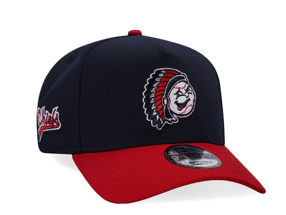 New Era Peoria Chiefs Navy Two Tone Edition 9Forty A Frame Snapback Casquette