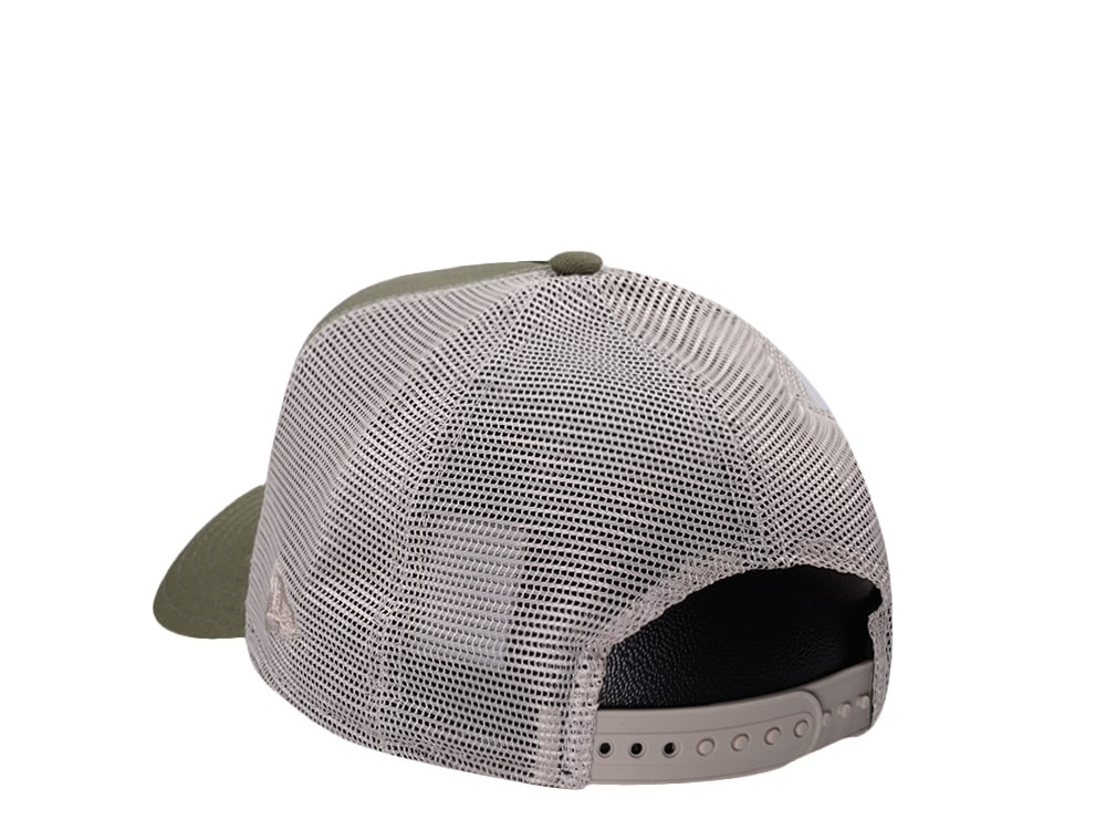 New Era New York Yankees New Olive Prime Edition 9Forty A Frame Trucker Snapback Casquette