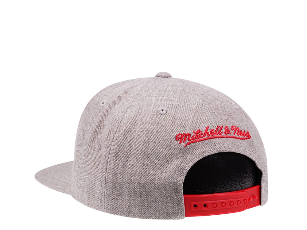 Mitchell & Ness Houston Rockets Hardwood Classics Heather Snapback Casquette