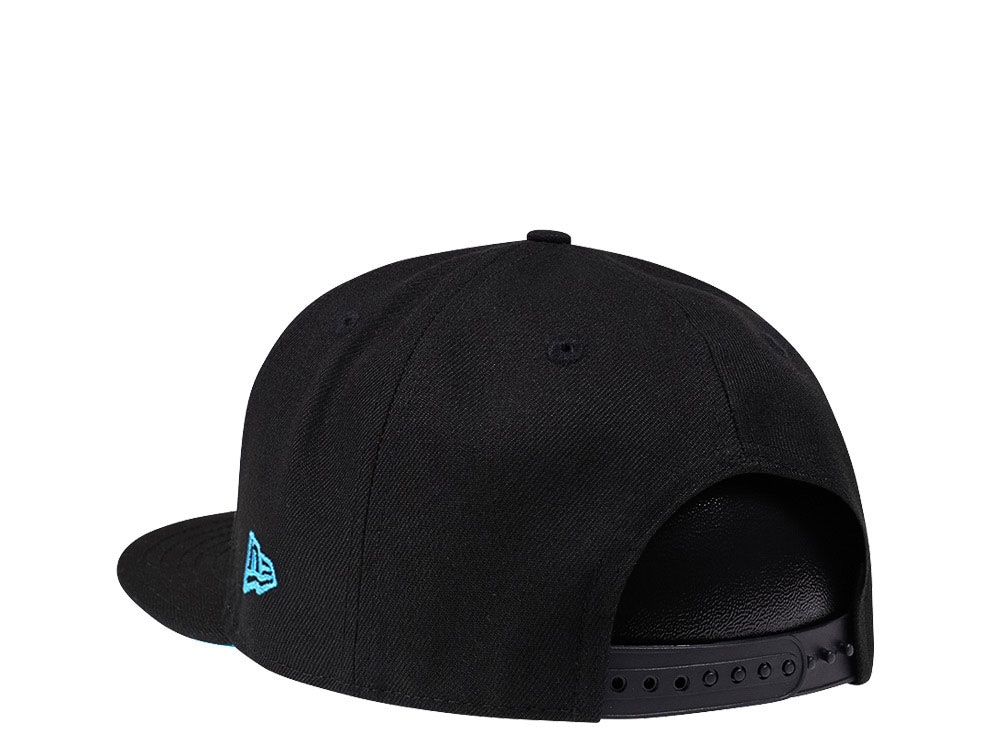 New Era Miami Marlins Black and Teal Edition 9Fifty Snapback Casquette