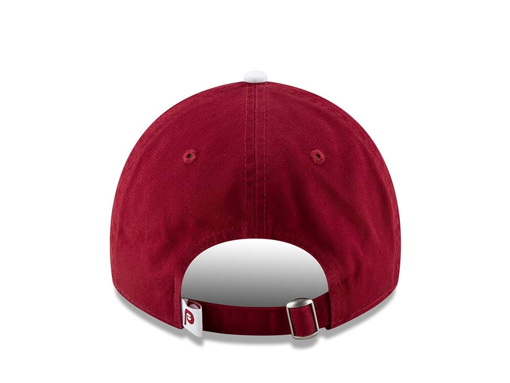 New Era Philadelphia Phillies Maroon Core Classic 9Twenty Strapback Casquette