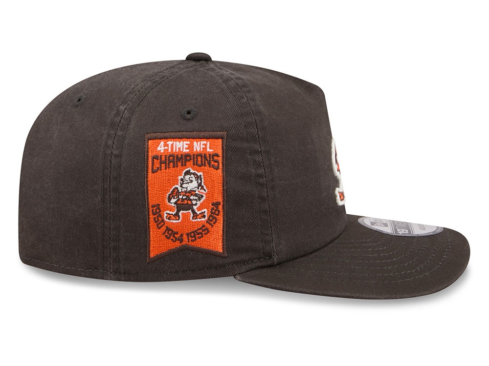 New Era Cleveland Browns 4x Champions Charcoal Edition 19Twenty Snapback Casquette