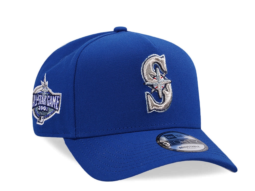 New Era Seattle Mariners All Star Game 2001 Blue Prime Edition 9Forty A Frame Snapback Casquette
