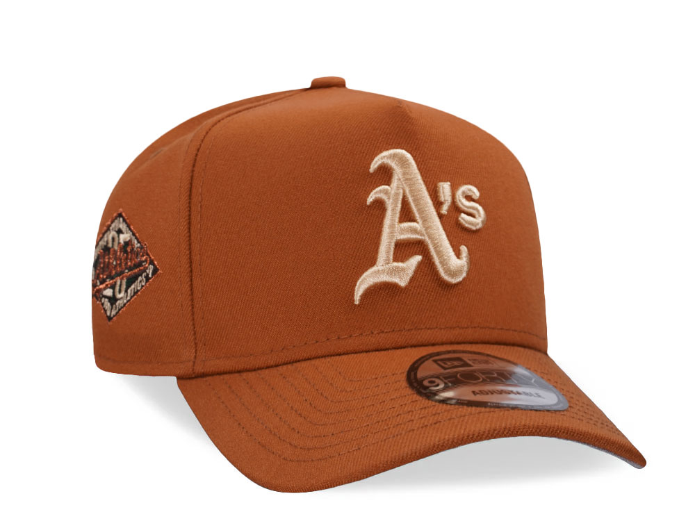 New Era Oakland Athletics 25th Anniversary Earthy Copper Edition 9Forty A Frame Snapback Casquette
