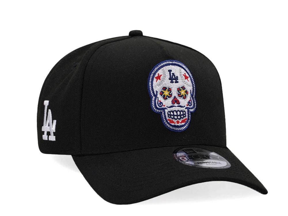 New Era Los Angeles Dodgers Skull Black Classic Edition 9Forty A Frame Snapback Casquette