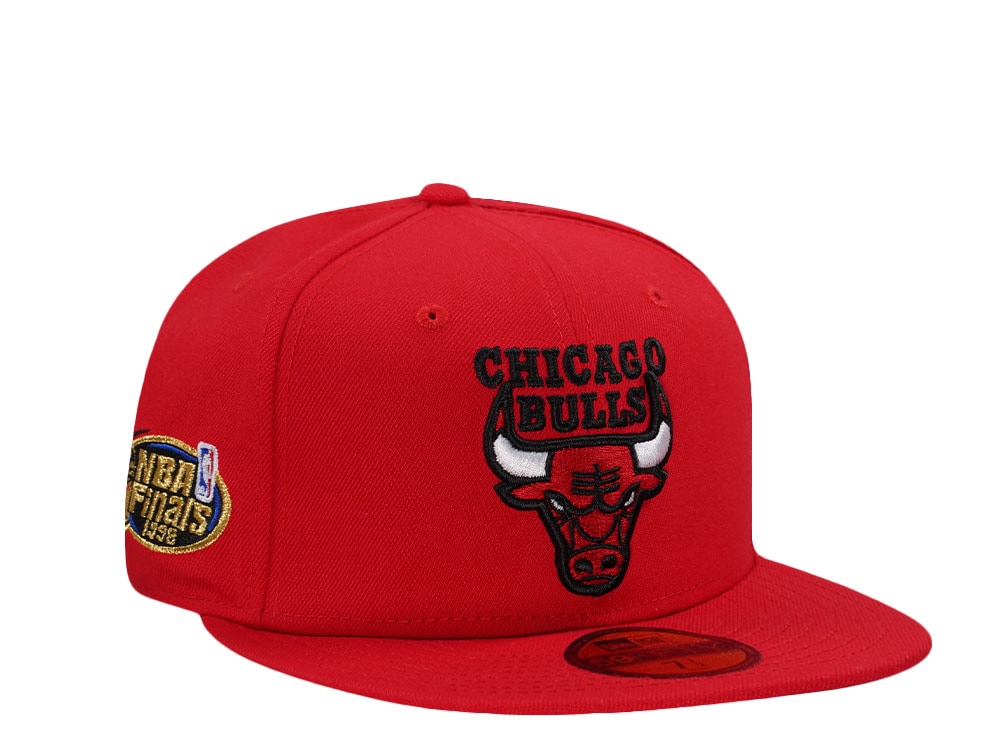 New Era Chicago Bulls NBA Finals 1996 Red Prime Edition 59Fifty Fitted Casquette