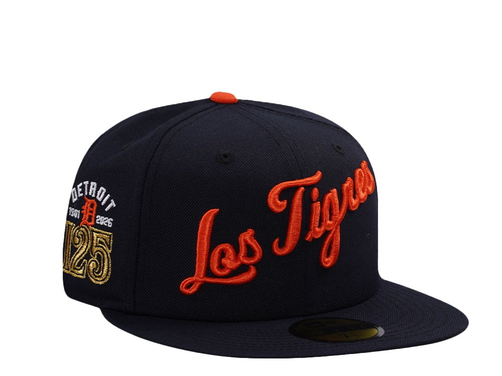 New Era Detroit Tigers 125th Anniversary Navy Prime Edition 59Fifty Fitted Casquette