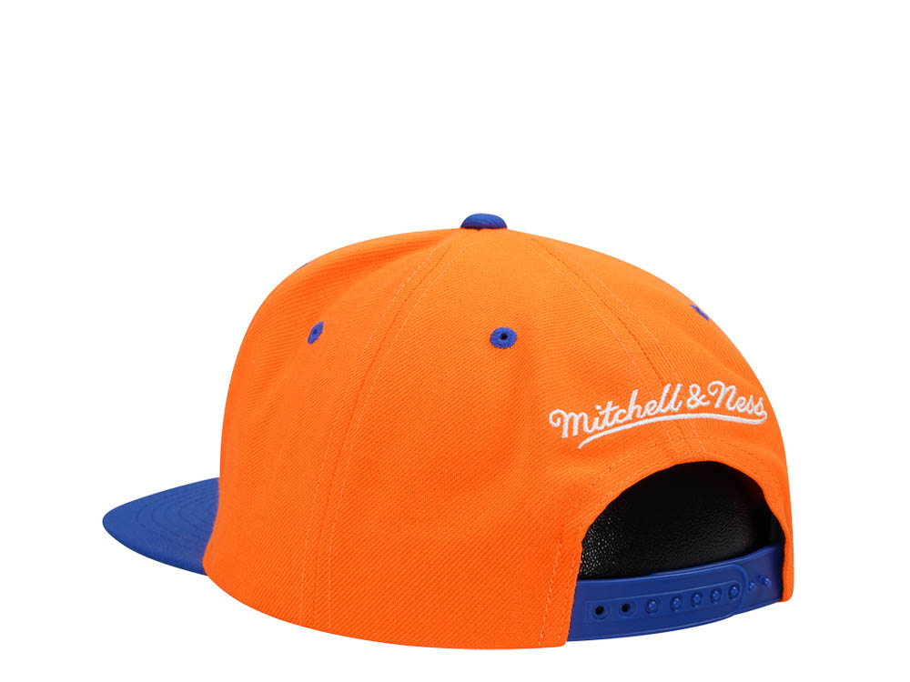 Mitchell & Ness New York Knicks Transcript Orange Two Tone Snapback Casquette