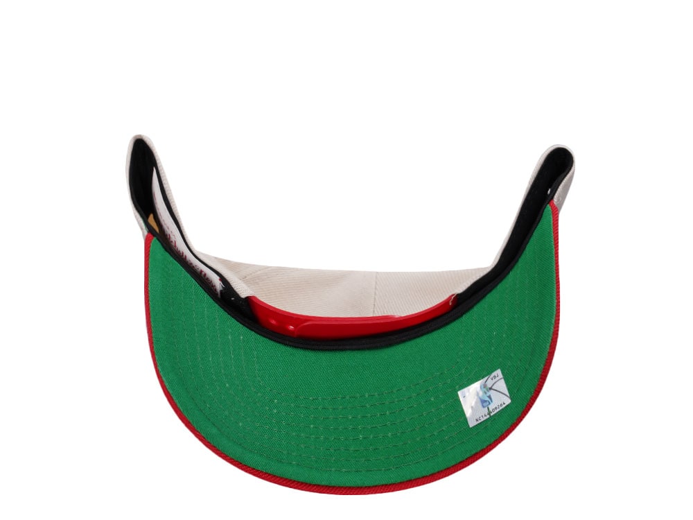 Mitchell & Ness Phildelphia 76ers Chrome Two Tone Pro Crown Fit Snapback Casquette