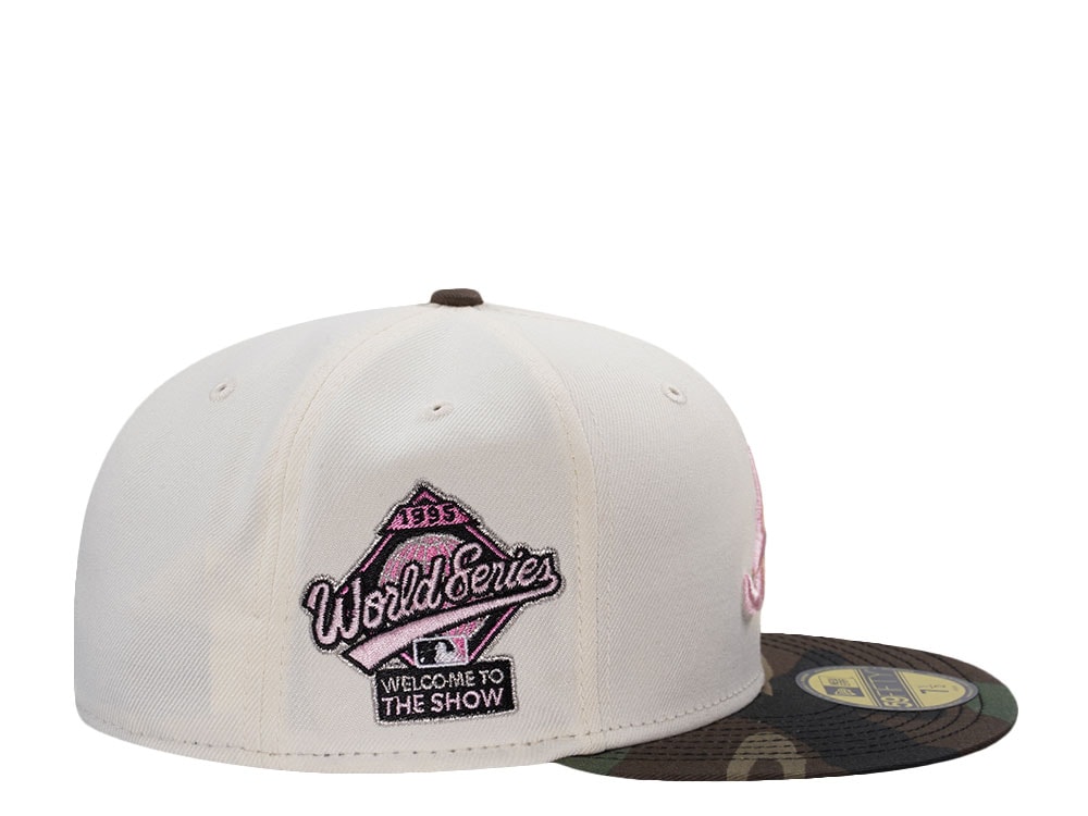 New Era Atlanta Braves World Series 1995 Chrome Two Tone Edition 59Fifty Fitted Casquette