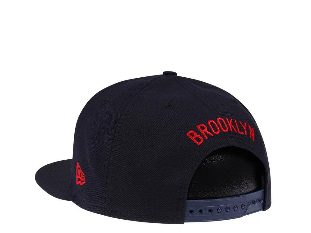New Era Brooklyn Nets Navy Red Edition 9Fifty Snapback Casquette