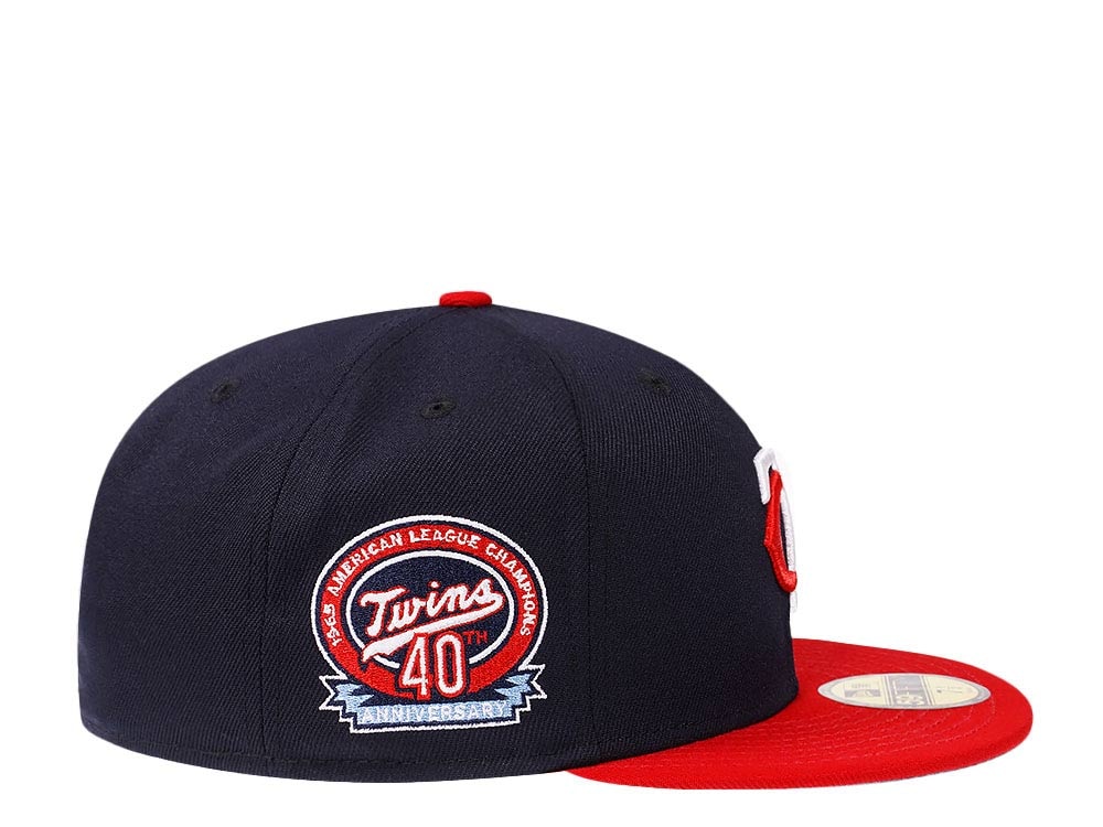 New Era Minnesota Twins 40th Anniversary Two Tone Classic Edition 59Fifty Fitted Casquette