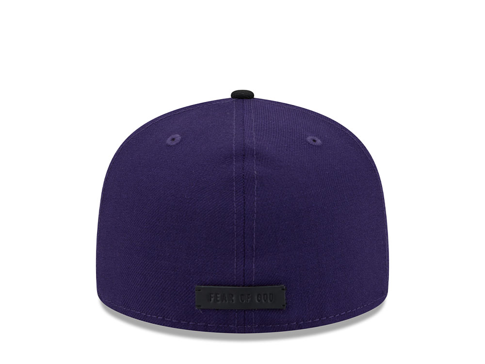 New Era Colorado Rockies Fear of God Purple Essentials Classic Edition 59Fifty Fitted Casquette