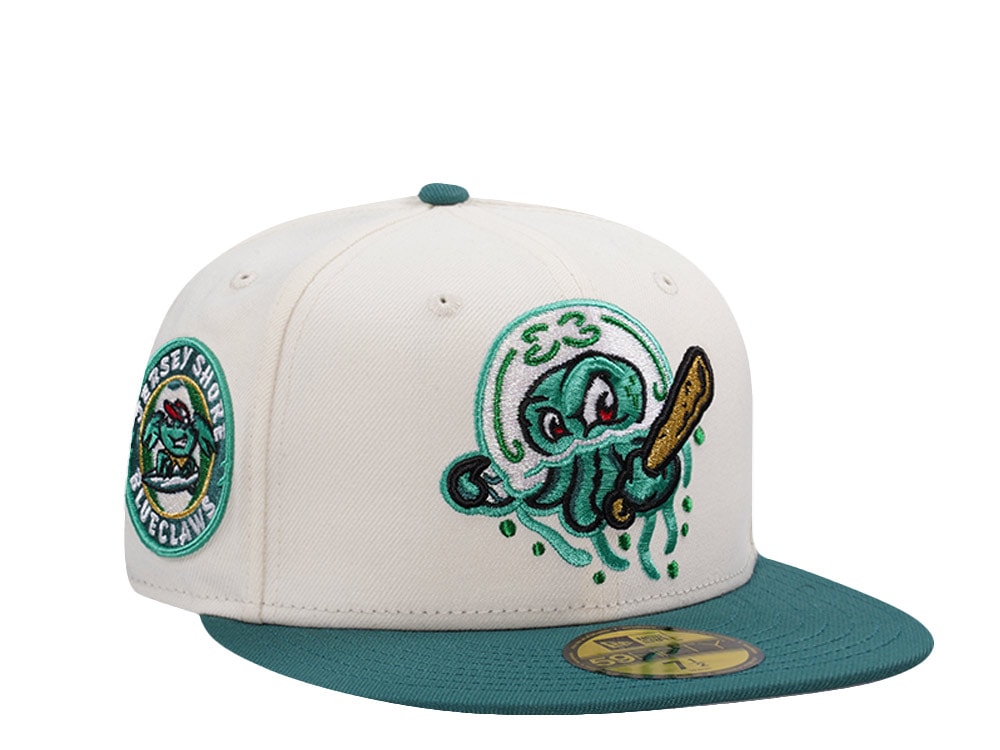 New Era Lakewood Blueclaws Copa Metallic Chrome Two Tone Edition 59Fifty Fitted Casquette