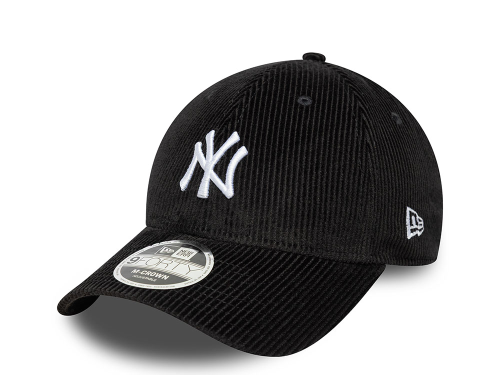New Era New York Yankees Black Cord 9Forty M Crown Snapback Casquette