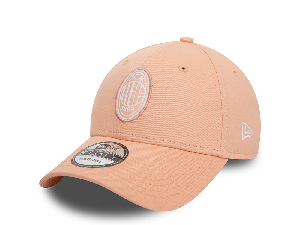 New Era AC Milan Pink Seasonal 9Forty Strapback Casquette