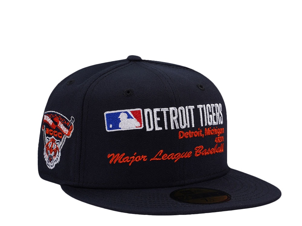 New Era Detroit Tigers Stadium Patch Workleague Navy Prime Edition 59Fifty Fitted Casquette