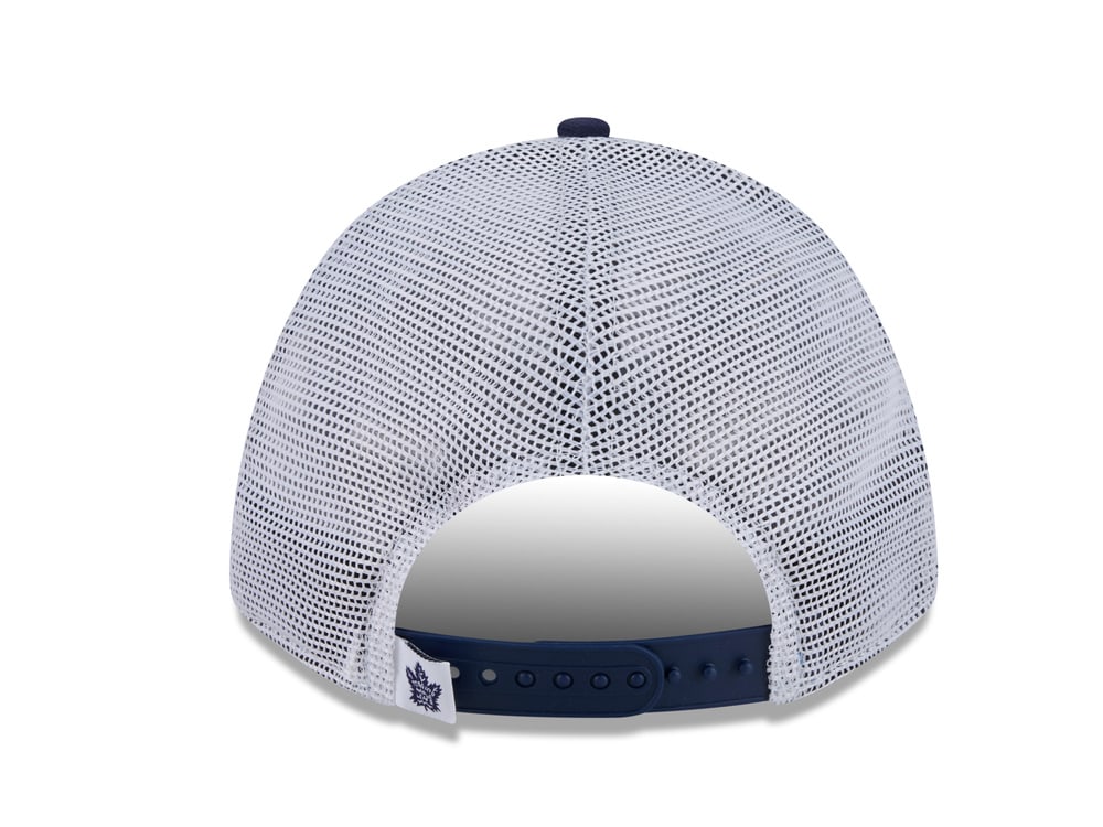 New Era Toronto Maple Leafs Official Team Color Edition 9Forty M Crown A Frame Trucker Snapback Casquette