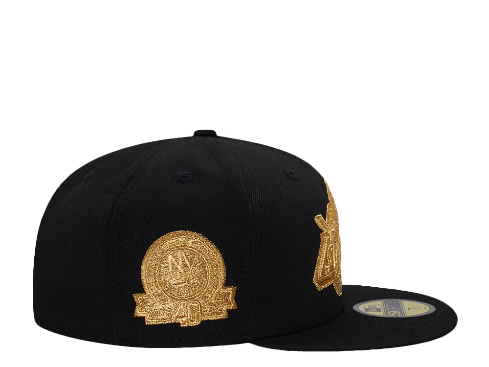New Era New York Islanders 40th Anniversary 24K Black Prime Edition 59Fifty Fitted Casquette