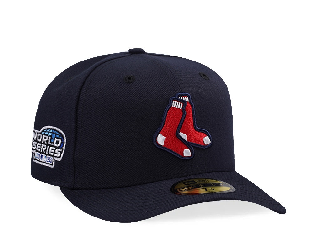 New Era Boston Red Sox World Series 2004 Navy Prime Edition Pre Curved 59Fifty Fitted Casquette