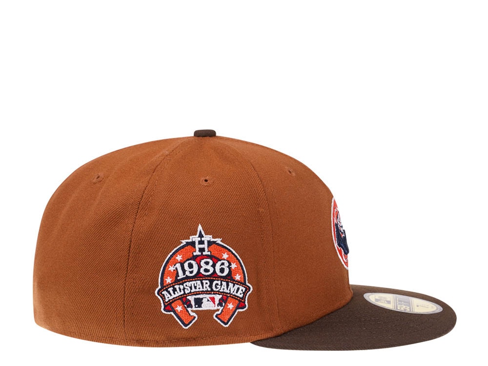 New Era Houston Astros All Star Game 1986 Bourbon and Suede Edition 59Fifty Fitted Casquette