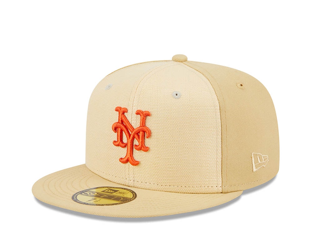 New Era New York Mets All Star Game 2013 Raffia Front Vegas Gold Edition 59Fifty Fitted Casquette