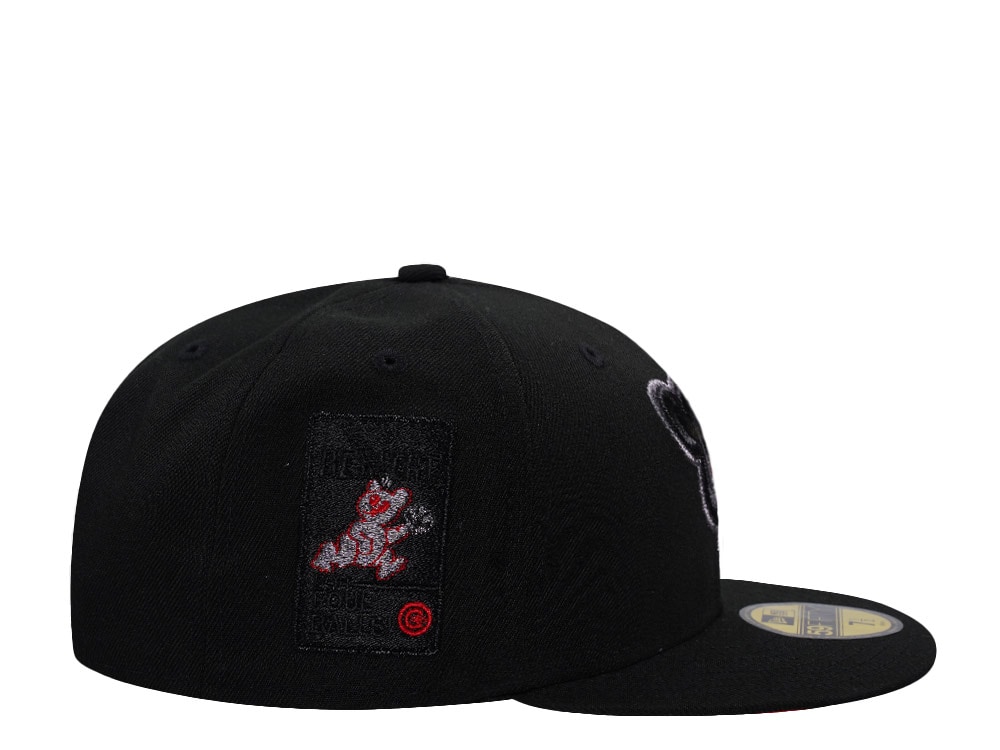 New Era Chicago Cubs Stay Alert Black Prime Edition 59Fifty Fitted Casquette