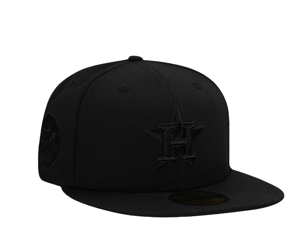 New Era Houston Astros 35th Anniversary Blackout Red Edition 59Fifty Fitted Casquette