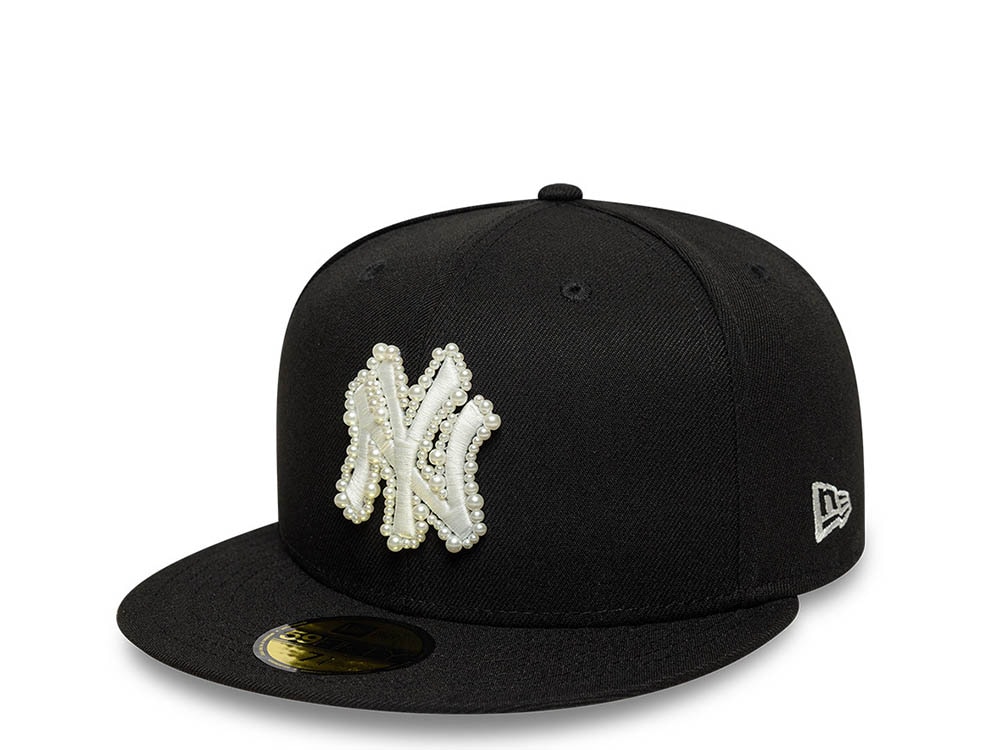 New Era New York Yankees Faux Pearl Black Prime Edition 59Fifty Fitted Casquette