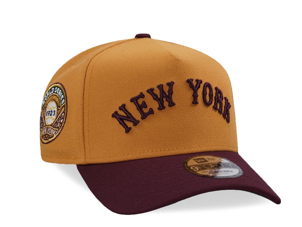 New Era New York Yankees World Series 1923 Panama Two Tone Edition 9Forty A Frame Snapback Casquette