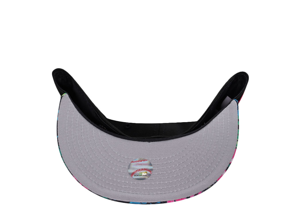 New Era Miami Marlins Floral Summer Two Tone Edition 59Fifty Fitted Casquette