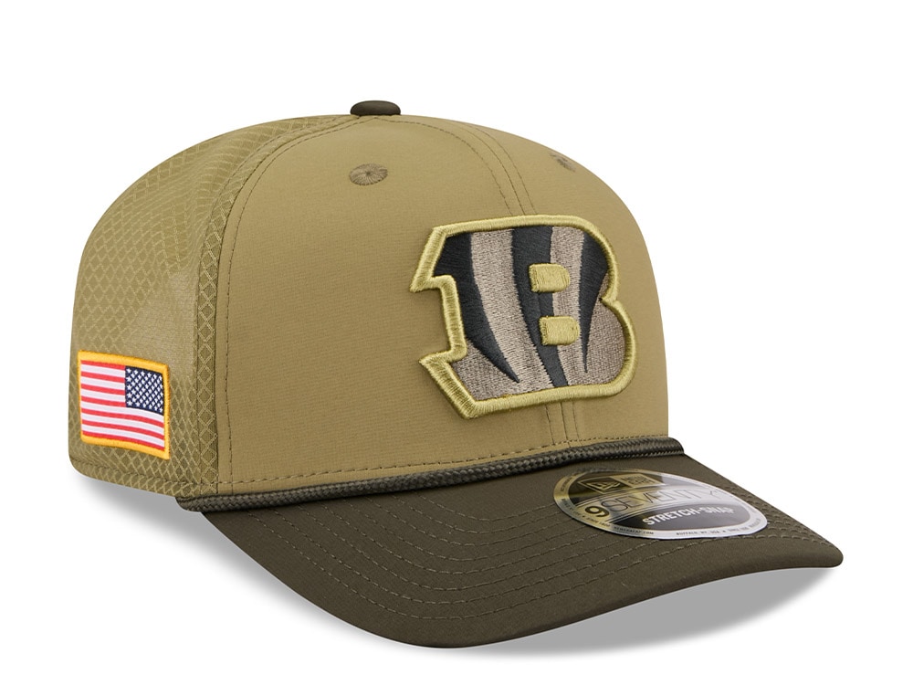 New Era Cincinnati Bengals Salute To Service 2025 9Seventy Snapback Casquette