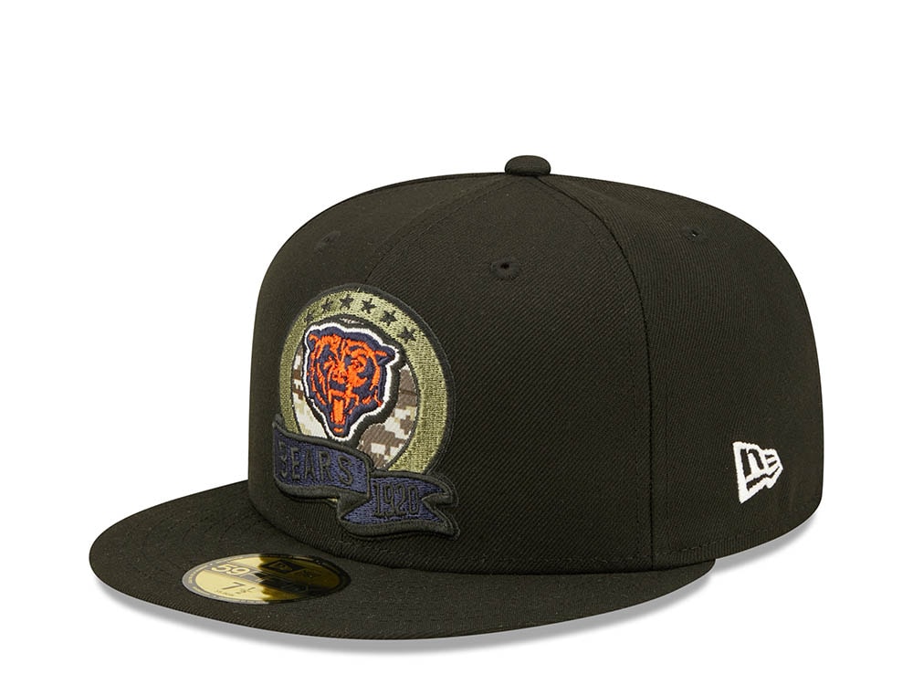 New Era Chicago Bears Salute to Service 2022 Fitted 59Fifty Casquette